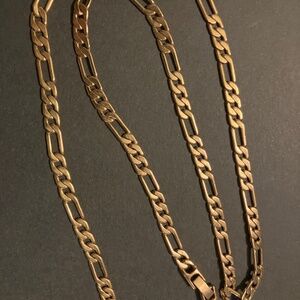 Gold filled Men’s Figaro Necklace